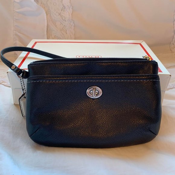 Coach Handbags - Black Coach Clutch
